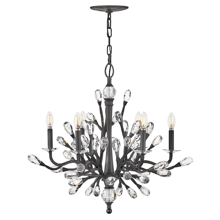 Fredrick Ramond - FR46806BGR - LED Chandelier - Eve - Brushed Graphite