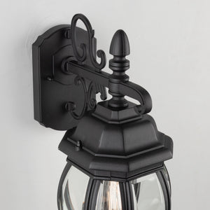 Artcraft - AC8091BK - One Light Outdoor Wall Mount - Classico - Black