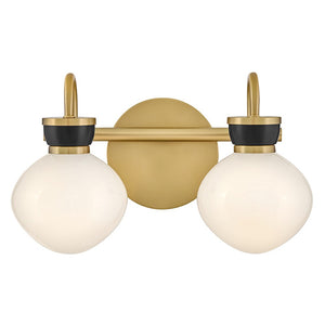 Lark - 85592LCB-BK - LED Bath - Lucy - Lacquered Brass