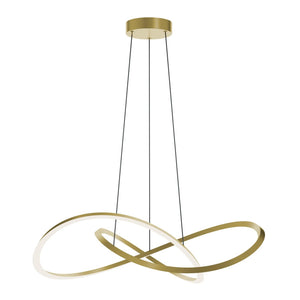 AFX Lighting - CLSP32LAJUD lb - LED Pendant - Celeste - Light Antique Brass