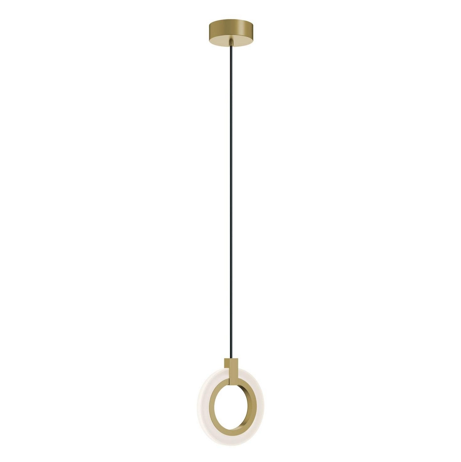 AFX Lighting - HLOP08LAJUD lb - LED Pendant - Halo - Light Antique Brass
