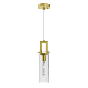 AFX Lighting - HOUP04MB lb - One Light Pendant - Houston - Light Antique Brass