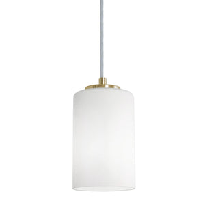 AFX Lighting - LEOP04MB lb - One Light Pendant - Leo - Light Antique Brass