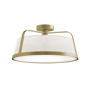 AFX Lighting - LIZC18MBLB - One Light Ceiling Mount - Lizzette - Light Antique Brass
