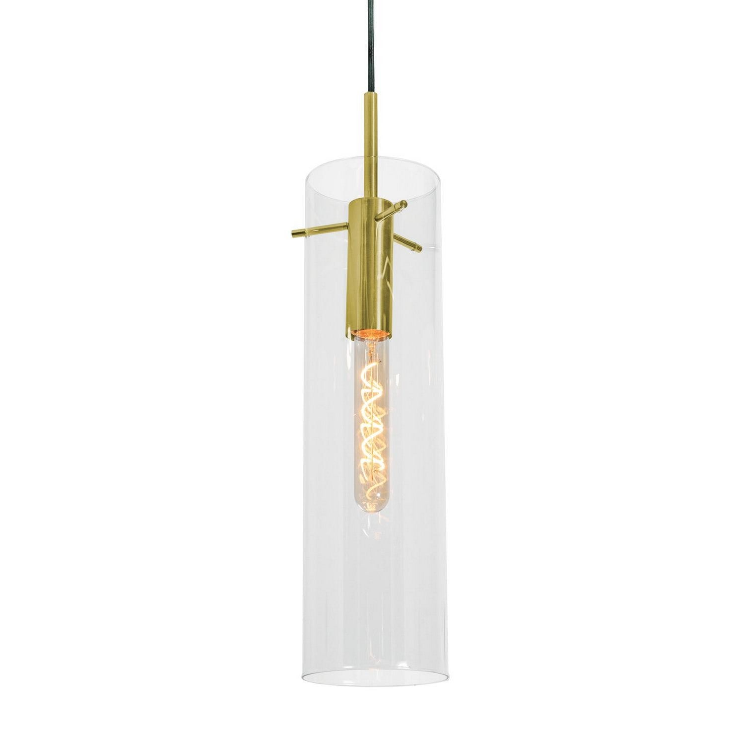 AFX Lighting - VSAP05MB lb - One Light Pendant - Vista - Light Antique Brass