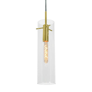 AFX Lighting - VSAP05MB lb - One Light Pendant - Vista - Light Antique Brass