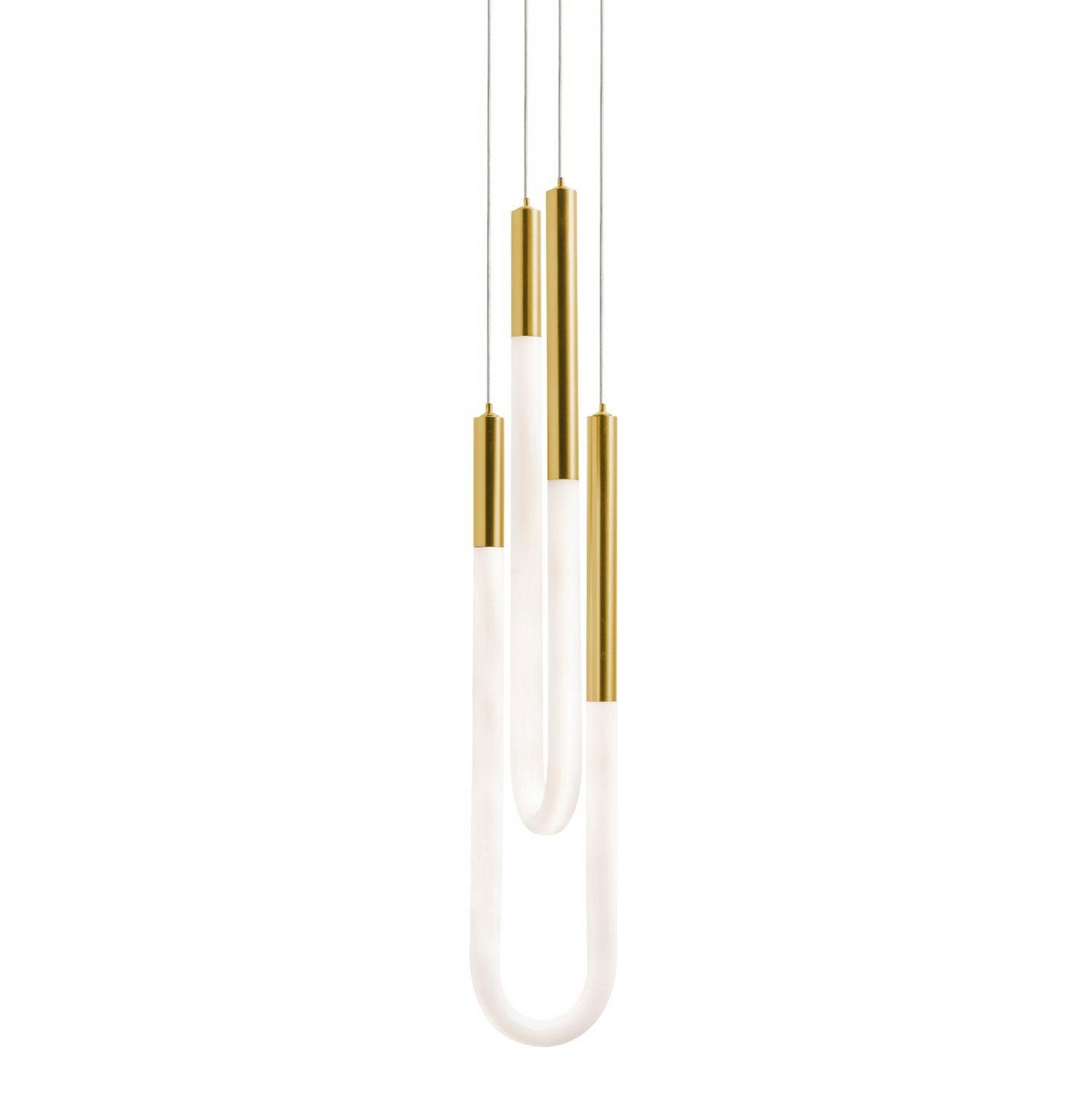 AFX Lighting - ADEP0606LAJUD lb - LED Pendant - Adel - Light Antique Brass