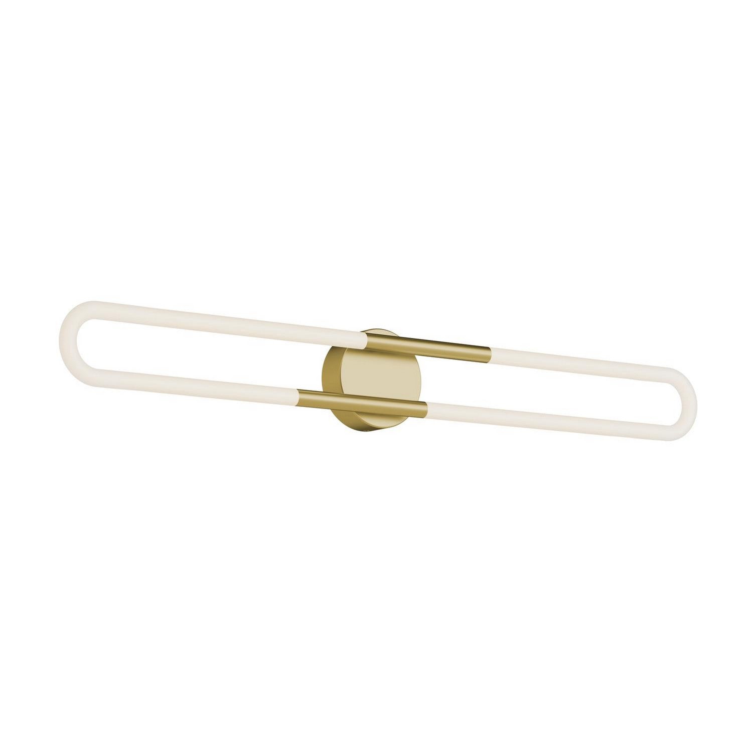 AFX Lighting - ADEV3604LAJUD lb - LED Vanity - Adel - Light Antique Brass