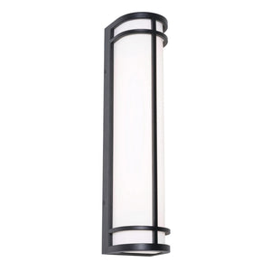 AFX Lighting - CRNW0624LAJUDBK - LED Outdoor Wall Sconce - Crain - Black