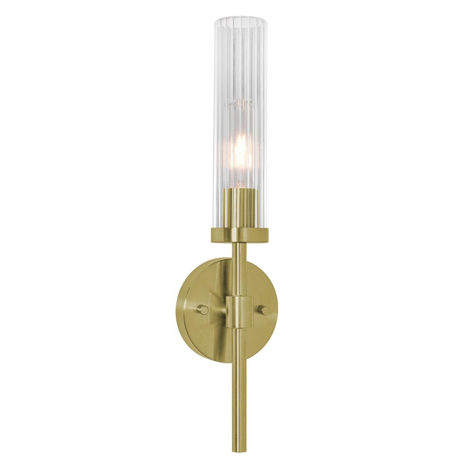 AFX Lighting - HNTS0518MB lb - One Light Wall Sconce - Huntington - Light Antique Brass