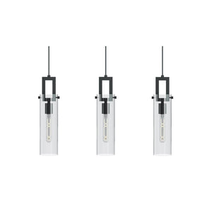 AFX Lighting - HOUP04MBBKLNR3 - Three Light Linear Pendant - Houston - Black