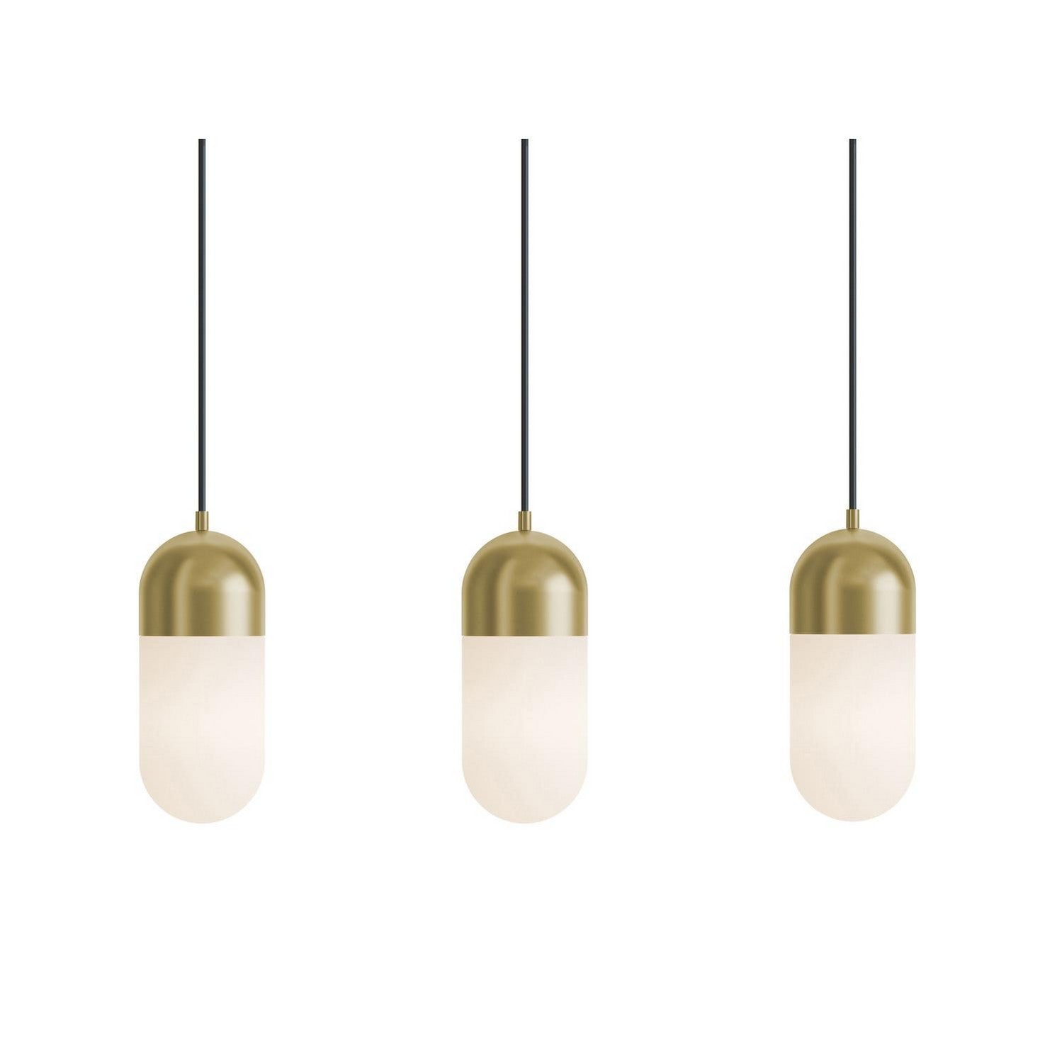AFX Lighting - IRVP05LAJUD lbLNR3 - LED Linear Pendant - Irvine - Light Antique Brass