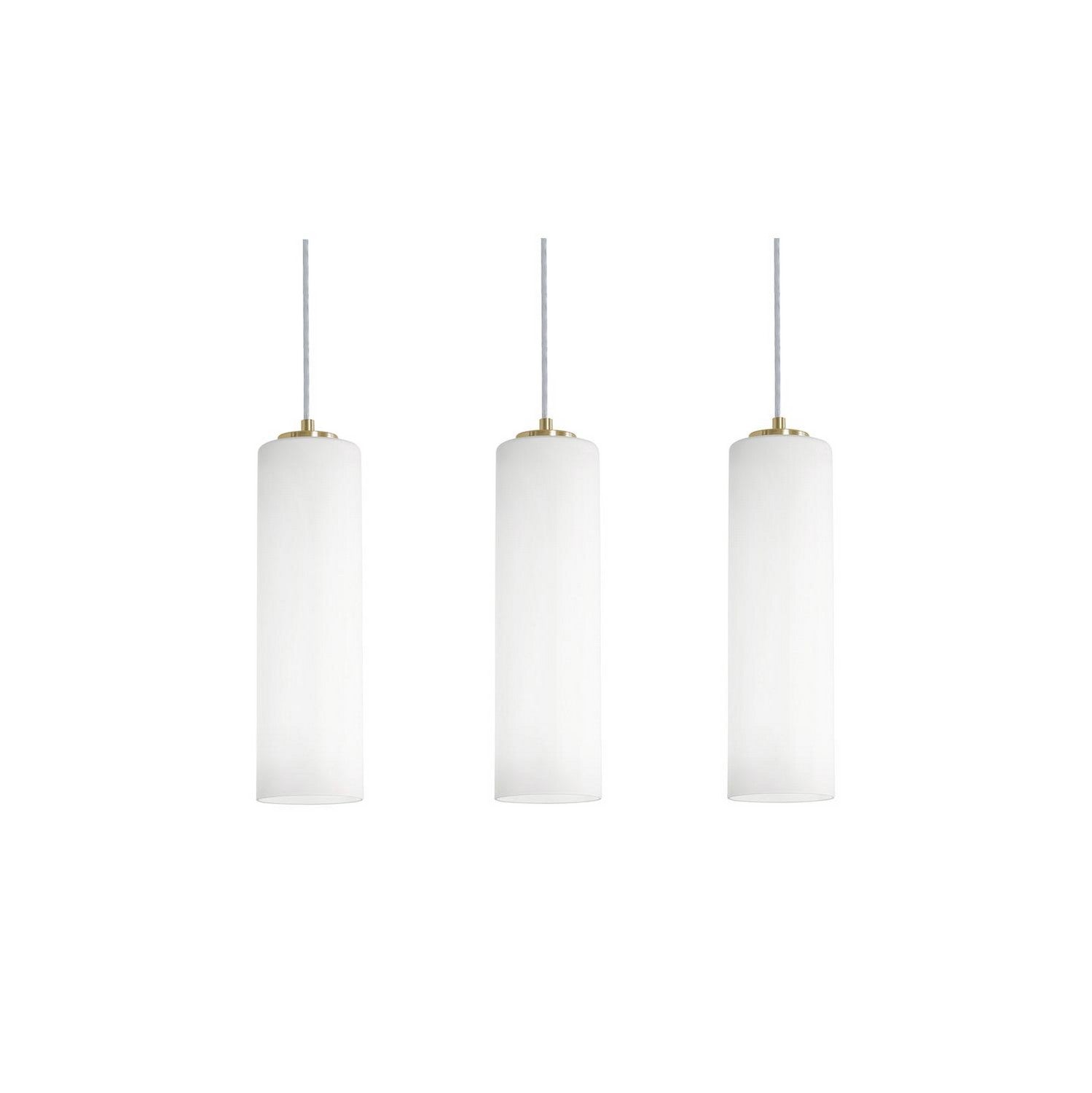 AFX Lighting - LEOP0412MB lbLNR3 - Three Light Linear Pendant - Leo - Light Antique Brass