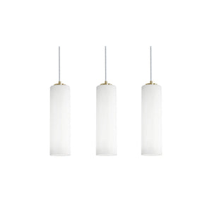 AFX Lighting - LEOP0412MB lbLNR3 - Three Light Linear Pendant - Leo - Light Antique Brass