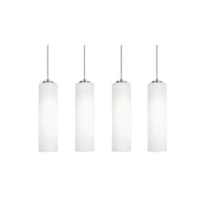 AFX Lighting - LEOP0412MBSNLNR4 - Four Light Linear Pendant - Leo - Satin Nickel