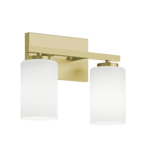 AFX Lighting - LEOV1309MB lb - Two Light Vanity - Leo - Light Antique Brass