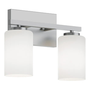 AFX Lighting - LEOV1309MBSN - Two Light Vanity - Leo - Satin Nickel