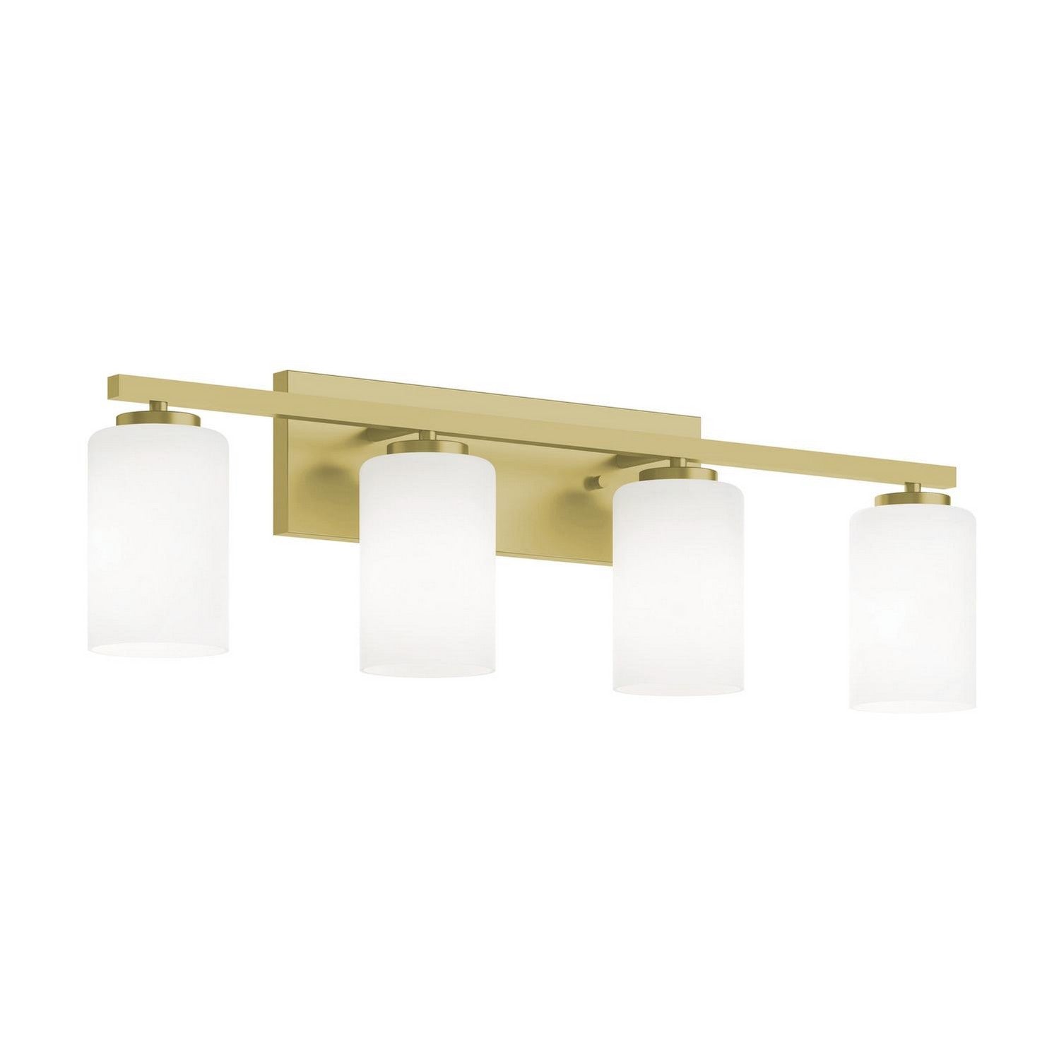 AFX Lighting - LEOV3109MB lb - Four Light Vanity - Leo - Light Antique Brass