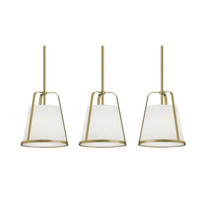 AFX Lighting - LIZP10MB lbLNR3 - Three Light Linear Pendant - Lizzette - Light Antique Brass