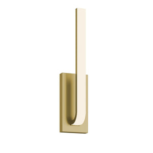 AFX Lighting - LMNS0420LAJD1 lb - LED Wall Sconce - Lumina - Light Antique Brass