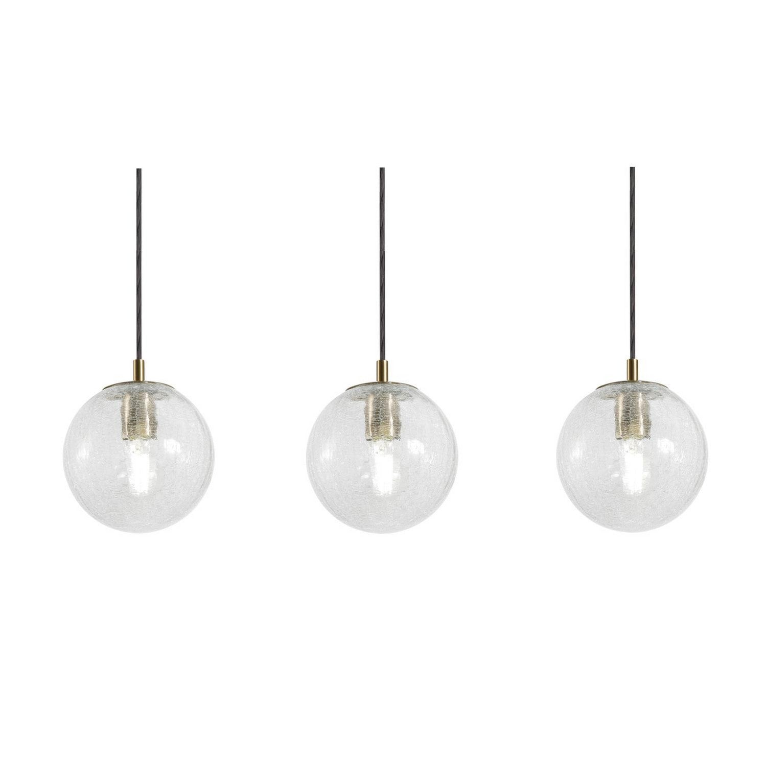 AFX Lighting - PLAP07MB lbLNR3 - Three Light Linear Pendant - Palla - Light Antique Brass