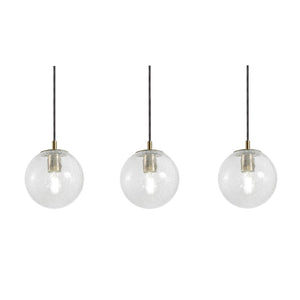 AFX Lighting - PLAP07MB lbLNR3 - Three Light Linear Pendant - Palla - Light Antique Brass