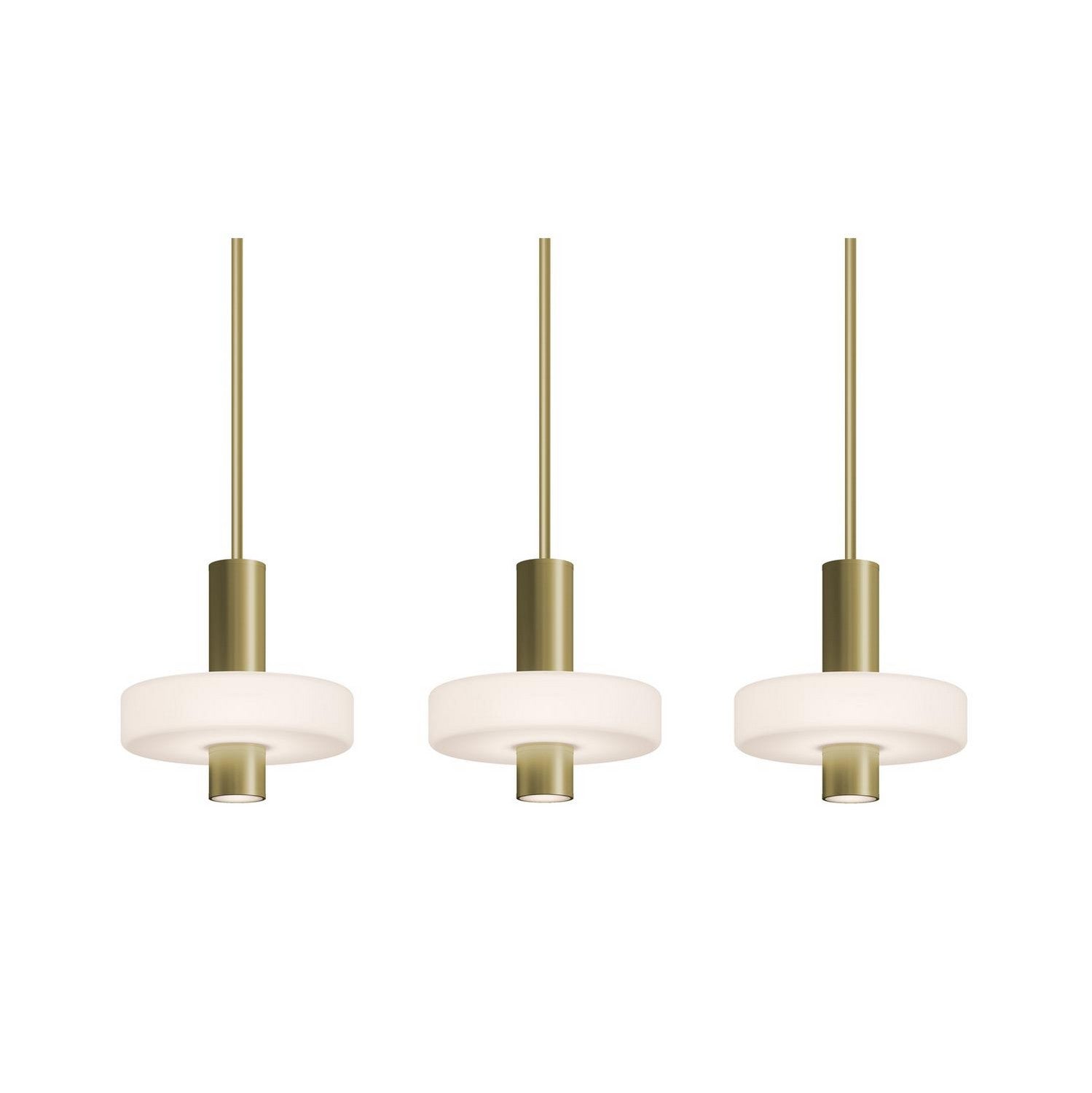 AFX Lighting - SYDP10LAJUD lbLNR3 - LED Linear Pendant - Sydney - Light Antique Brass