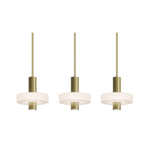 AFX Lighting - SYDP10LAJUD lbLNR3 - LED Linear Pendant - Sydney - Light Antique Brass
