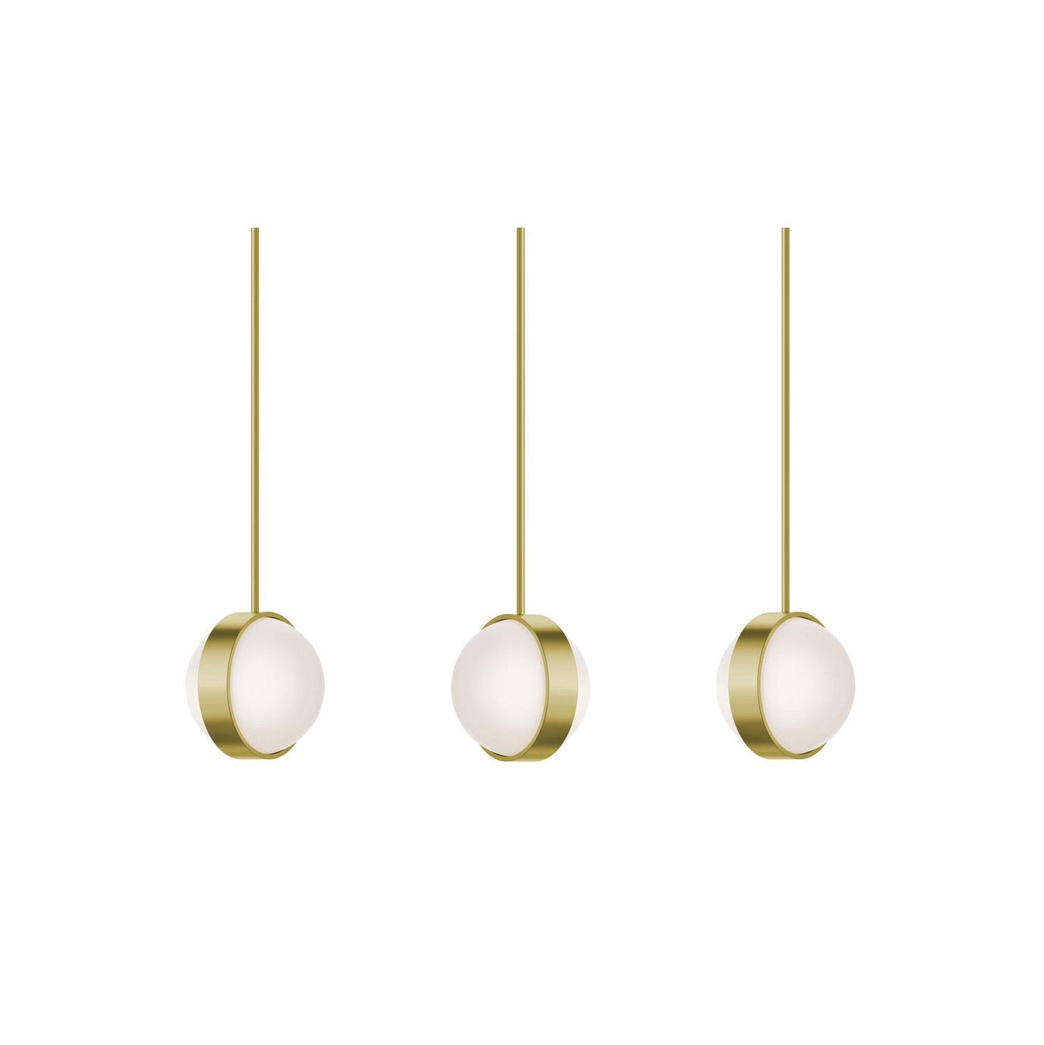 AFX Lighting - VRNP09LAJUD lbLNR3 - LED Linear Pendant - Verona - Light Antique Brass