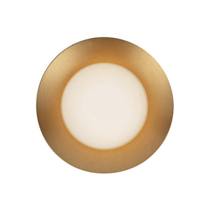 Kuzco Lighting - WS77909-BG/OP - LED Wall Sconce - Cleo - Brushed Gold/Opal Glass