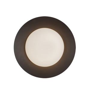Kuzco Lighting - WS77909-BK/OP - LED Wall Sconce - Cleo - Black/Opal Glass