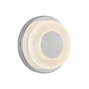 Kuzco Lighting - WS97204-CH/FR - LED Wall Sconce - Stephord - Chrome/Frosted Glass