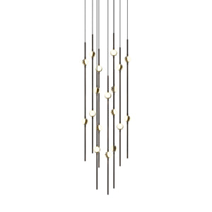 Sonneman - 2012.33W-27 - LED Pendant - Constellation - Espresso Black
