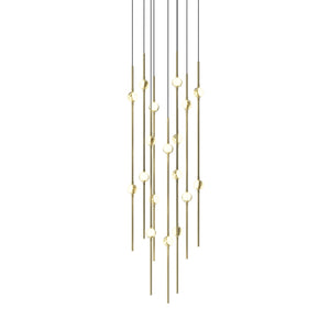 Sonneman - 2012.38W-J20 - LED Pendant - Constellation - Satin Brass