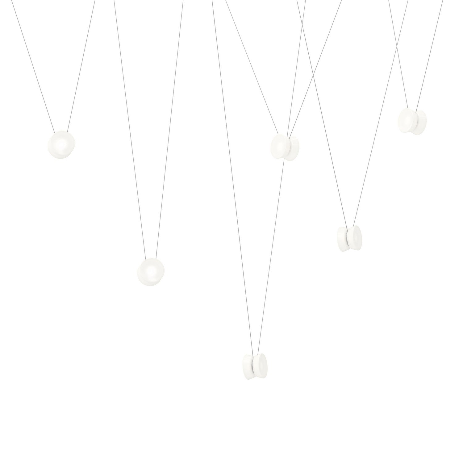 Sonneman - 3471.77W-S6 - LED Luminaire Configuration - Yo - Natural Anodized w/ White Shade