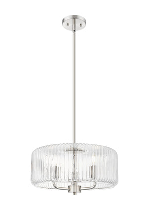 Innovations - 436-3S-SN-G436-16CL - Three Light Pendant - Ballston - Brushed Satin Nickel