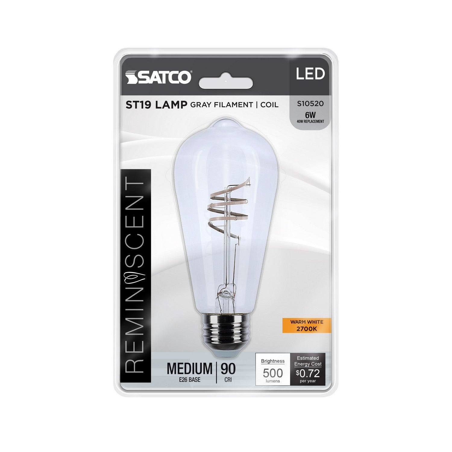Satco - S10520 - Light Bulb - Clear