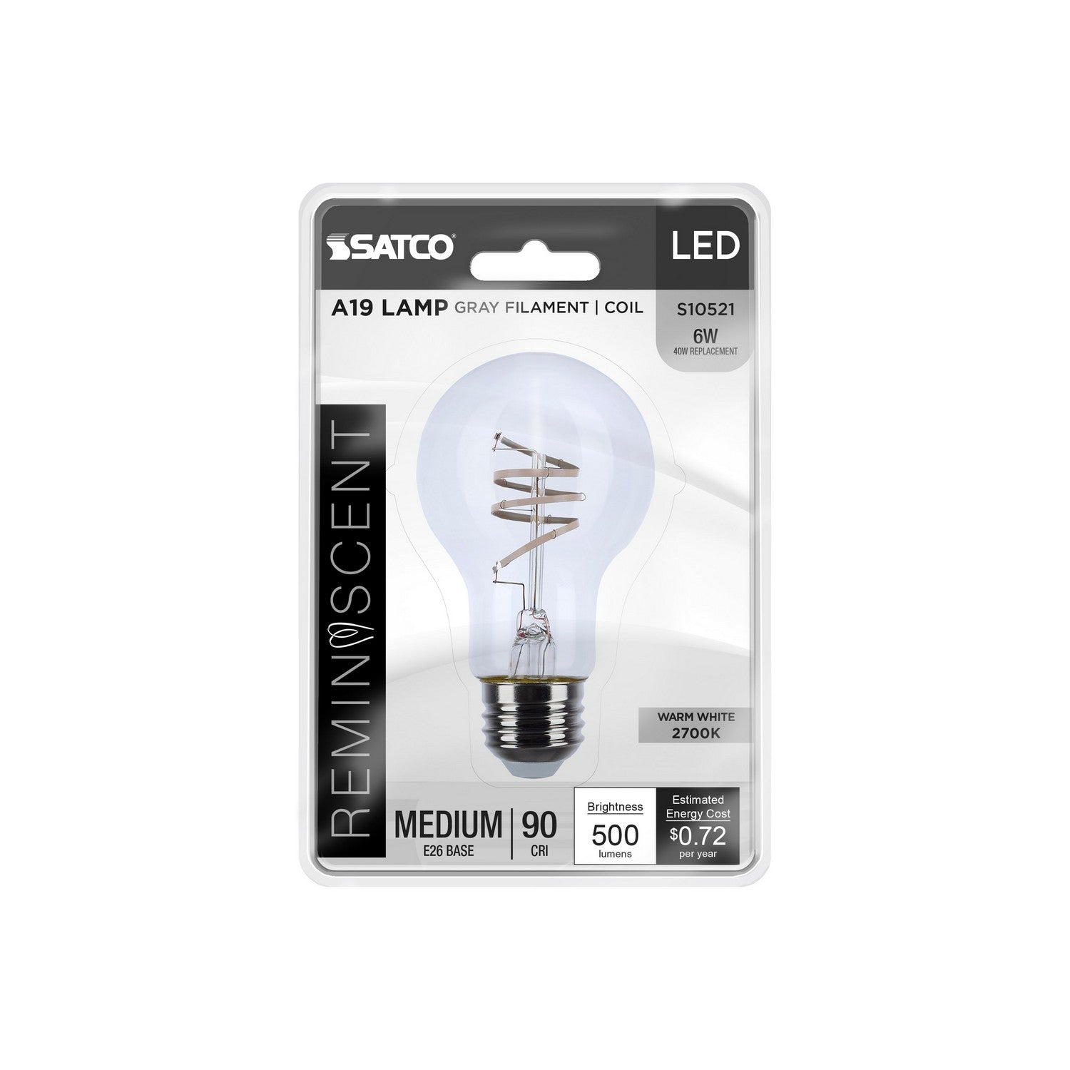 Satco - S10521 - Light Bulb - Clear