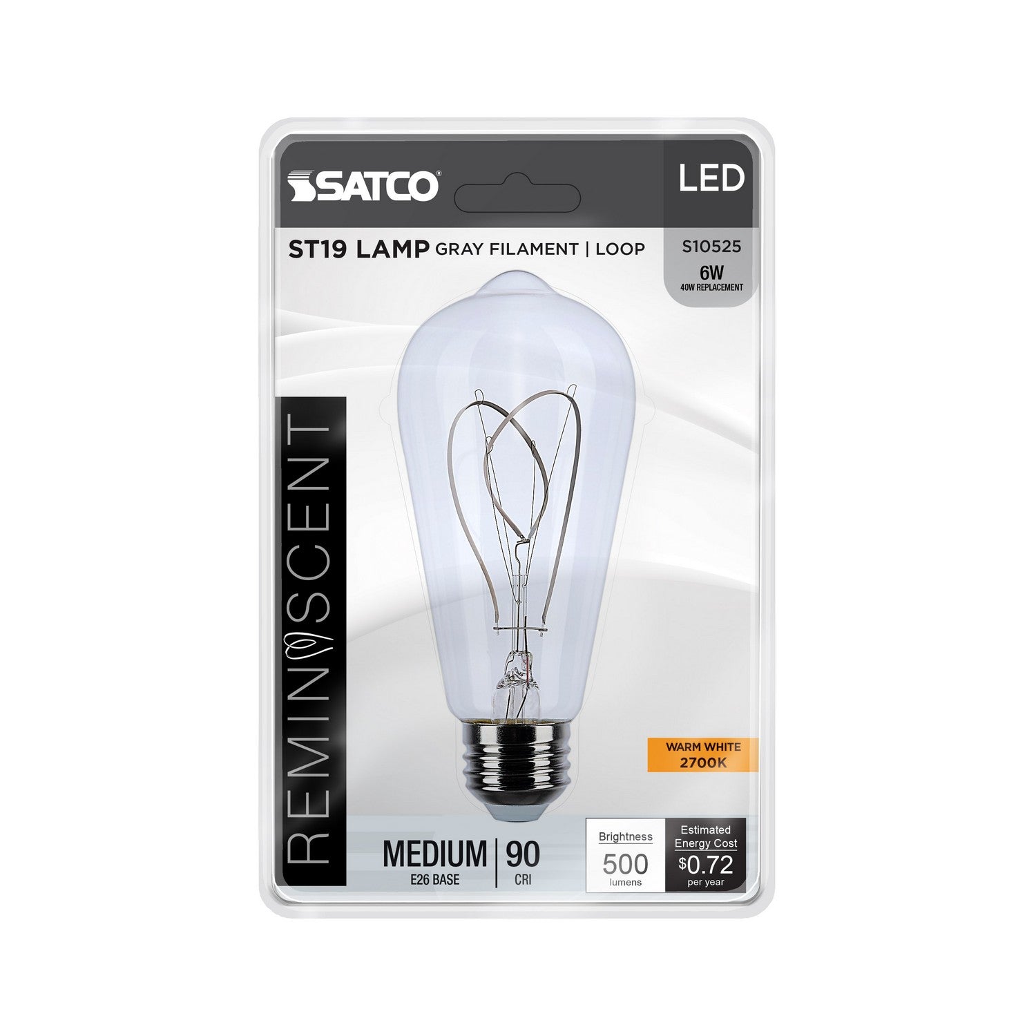 Satco - S10525 - Light Bulb - Clear