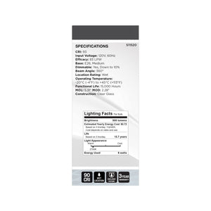 Satco - S11520 - Light Bulb - Clear
