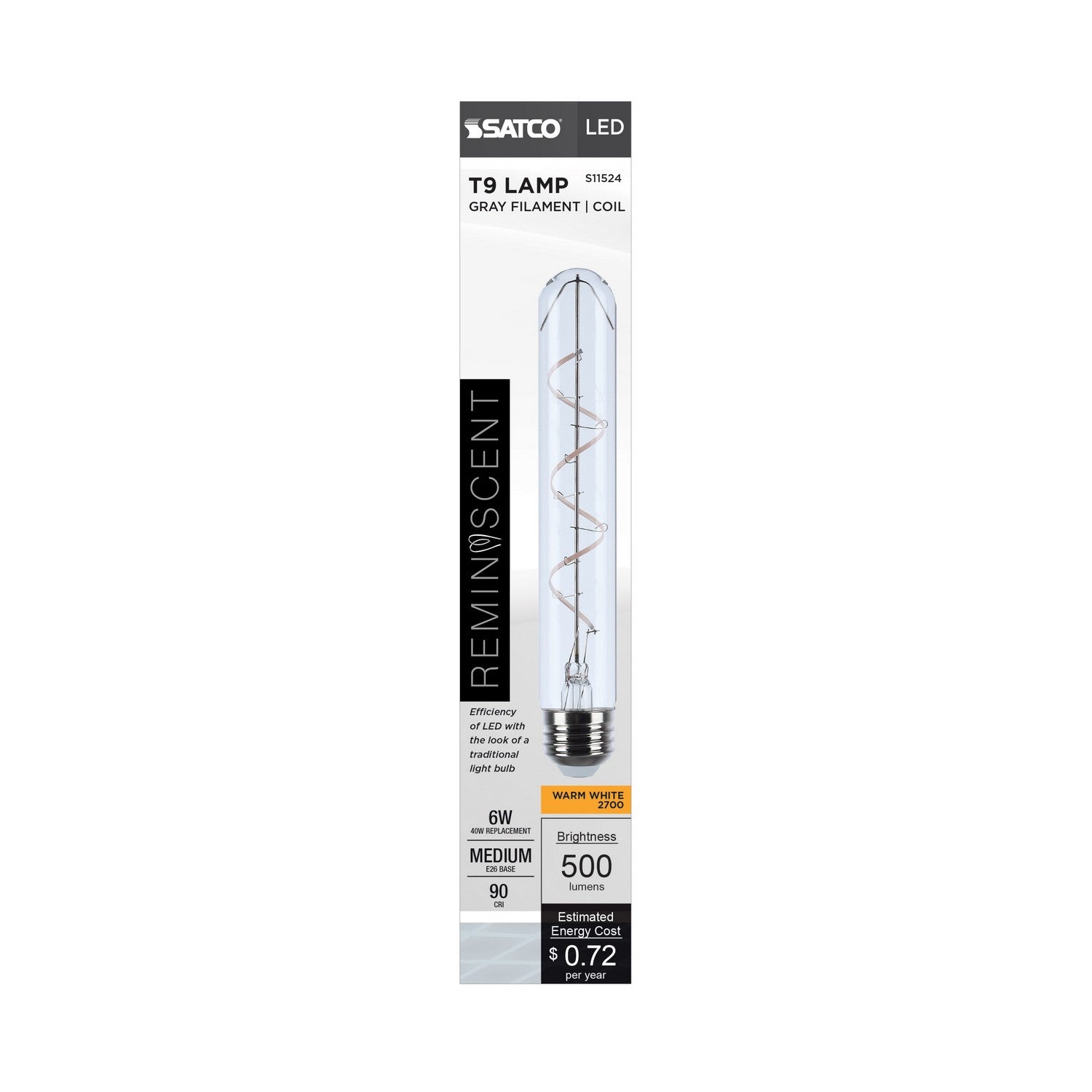 Satco - S11524 - Light Bulb - Clear