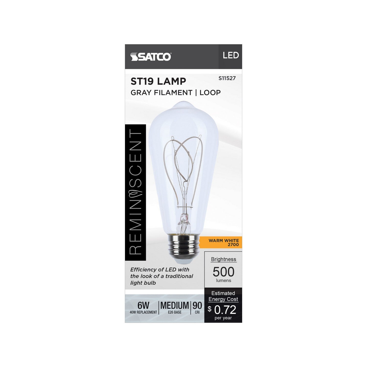 Satco - S11527 - Light Bulb - Clear