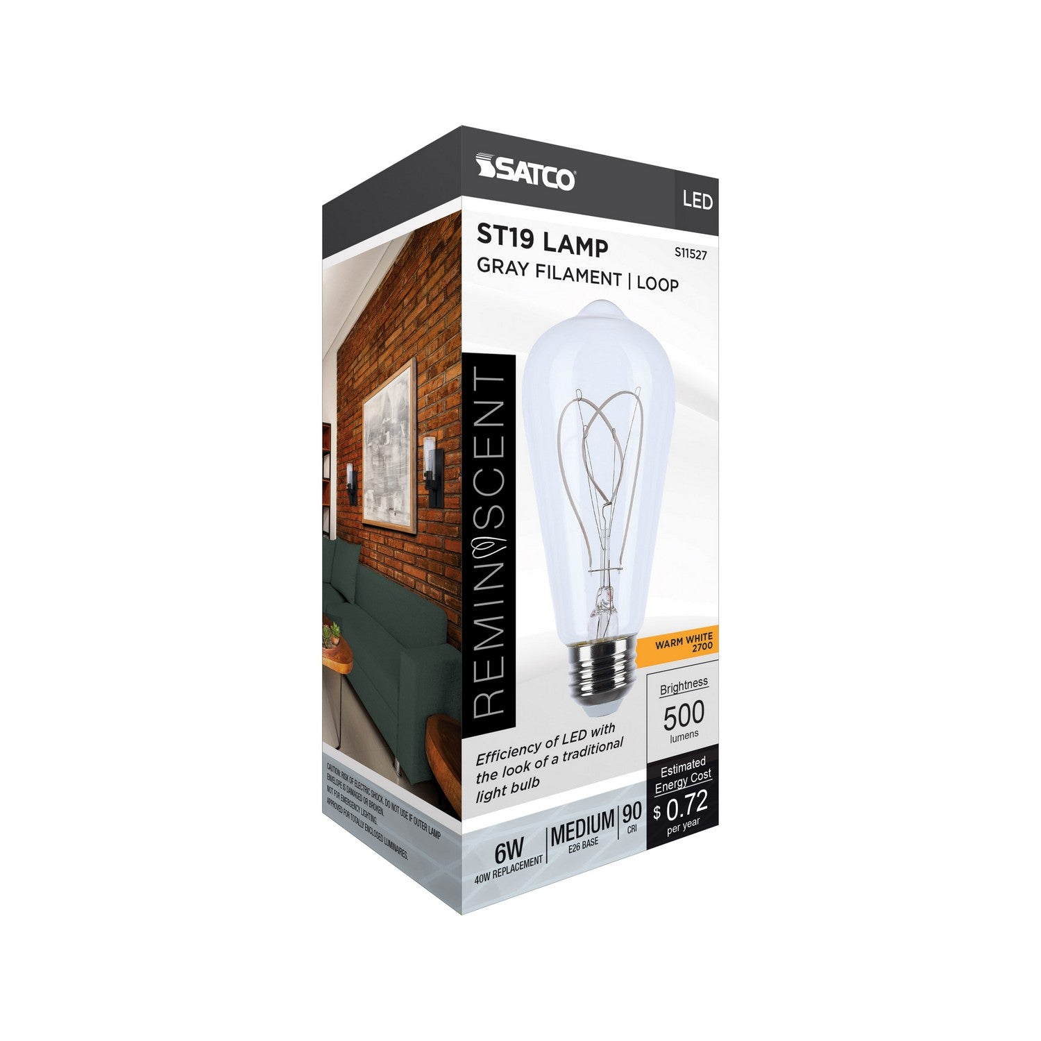 Satco - S11527 - Light Bulb - Clear