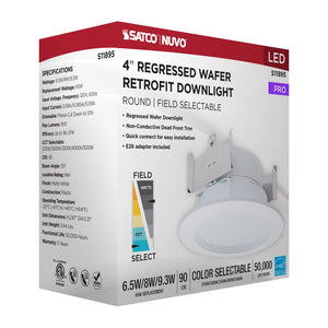 Satco - S11895 - LED Downlight Retrofit - Matte White