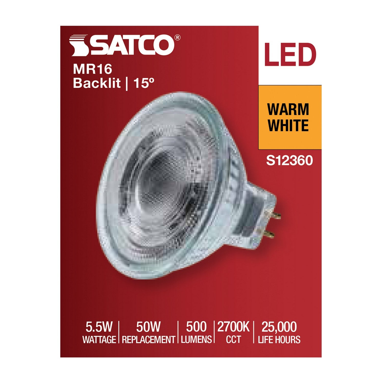 Satco - S12360 - Light Bulb - Clear