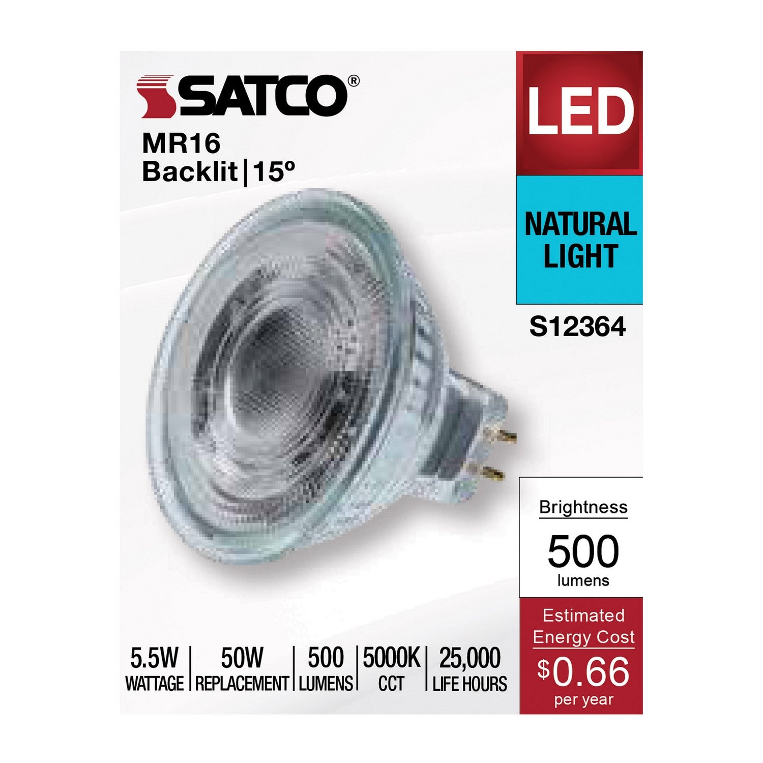 Satco - S12364 - Light Bulb - Clear