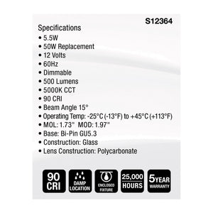 Satco - S12364 - Light Bulb - Clear
