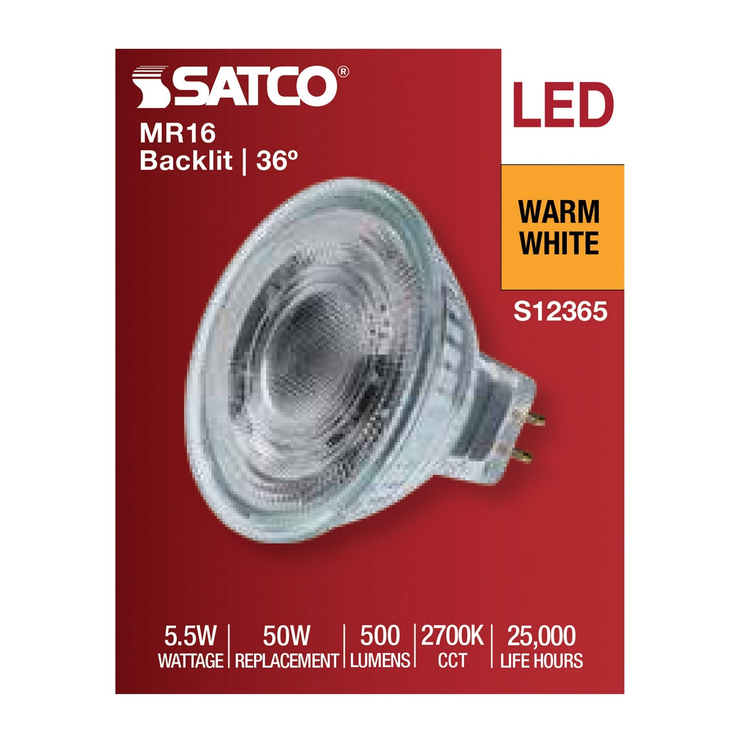Satco - S12365 - Light Bulb - Clear