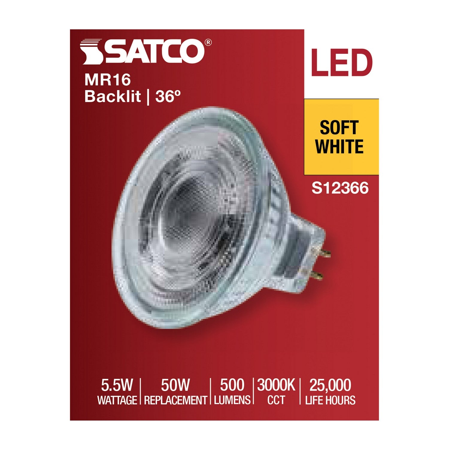Satco - S12366 - Light Bulb - Clear