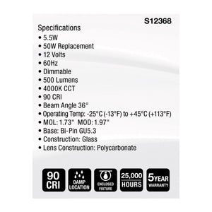 Satco - S12368 - Light Bulb - Clear